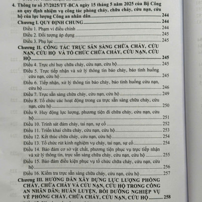 Sách Luật Phòng Cháy, Chữa Cháy Và Cứu Nạn, Cứu Hộ – Hệ Thống Văn Bản Quy Định, Hướng Dẫn Chi Tiết Thi Hành (V2586T)