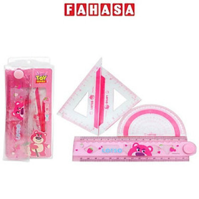 Bộ Thước Eke 4 Món Gấu Lotso - Ume A74029-T1X