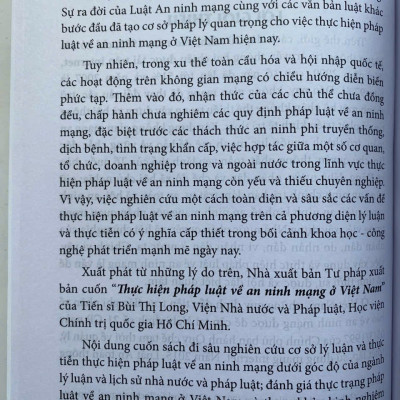 Thực Hiện Pháp Luật Về  An Ninh Mạng Ở Việt Nam 