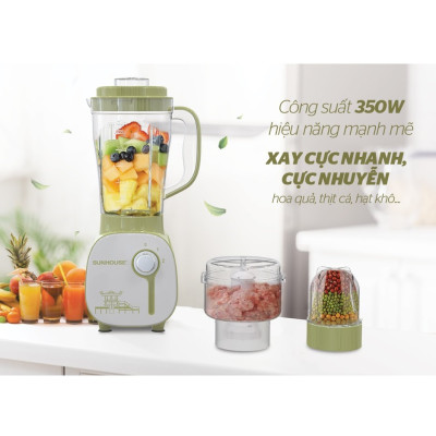 Máy Xay Sinh Tố Đa Năng Sunhouse SHD5312G - Hàng Chính Hãng