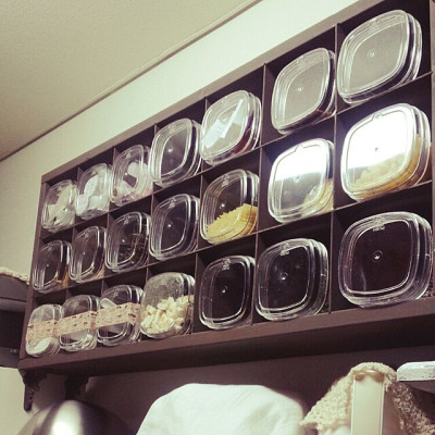 Hộp nhựa đựng & bảo quản thực phẩm Push Pot 500ml - nội địa Nhật Bản