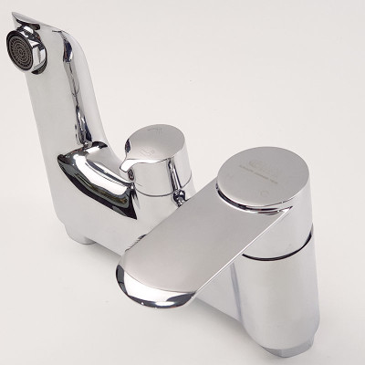 Bộ vòi sen nóng lạnh Đồng mạ Chrome Eurolife EL-VIO01 (Trắng bạc)