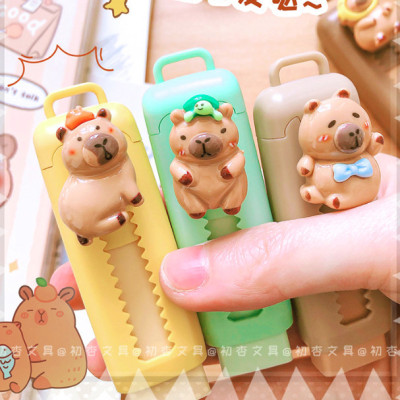 Bút Gôm Cao Su Kéo Đẩy Dễ Dàng  Hình Dễ Thương, Gôm Tẩy Siêu Sạch Kích Thước 2.5*8cm Có Móc Treo Chìa Khóa