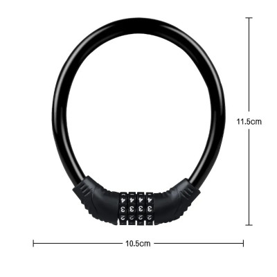 Khóa Dây Xe Đạp Bảo Hành 12 Tháng Khóa Cổng Chống Trộm Xe Máy Chống Cắt Mật Mã 4 Số Lõi Thép Cao Cấp Cleacco Boro Sport