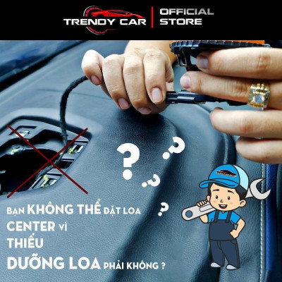 Dưỡng đế loa trung tâm, Đế mặt dưỡng phía dưới bắt vít loa center đa năng Ford Everst, Ranger, Toyota Cross, KIA Seltos