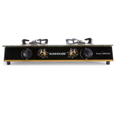 Bếp Gas Dương Đôi Sunhouse SHB3226 - Đen - Hàng chính hãng