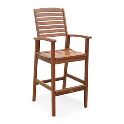 Ghế Bar Takaran Có Tay IBIE NC1028 (55 x 43.5 x 127 cm) - Nâu