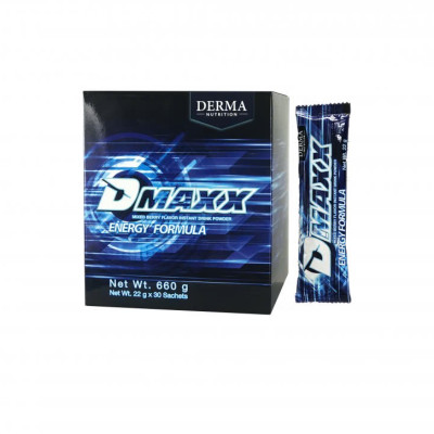 DMAXX thức uống bổ sung vitamin năng lượng có đường DAMODE 3 gói dùng thử màu xanh