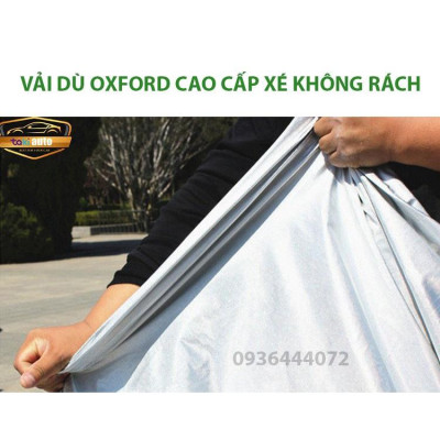 Bạt trùm xe ô tô Toyota Veloz Cross vải dù oxford cao cấp , áo bạt phủ trùm che kín che nắng