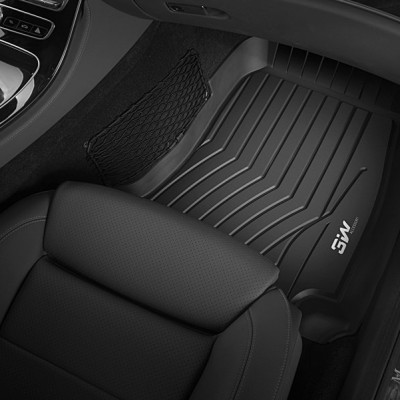 Thảm lót sàn xe ô tô Mercedes EQB - Nhãn hiệu Macsim 3W chất liệu nhựa TPE đúc khuôn cao cấp - màu đen