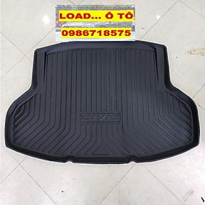 Lót Cốp Nhựa, Khay Hành Lý Xe Honda CIvic 2022-2018 Nhựa Dẻo Cao Cấp