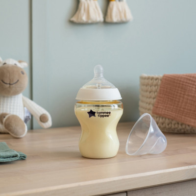 COMBO Ty Ngậm Silicon Siêu Nhẹ Tommee Tippee Ultra Light 6-18m & Bình Sữa PPSU Ty Siêu Mềm Tommee Tippee 260ml