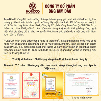 Mật ong Chanh Leo HONECO 500g