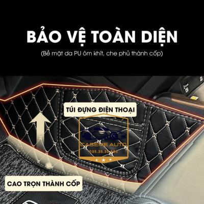 [FORD ECOSPORT] Thảm Trải Sàn, Lót Sàn Ô Tô 5D 6D Thiết Kế Theo Xe FORD ECOSPORT 2019 Chống Nước, Không Mùi - MẪU CARBON - Hàng Chính Hãng