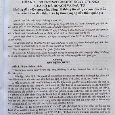 Tuyển Tập Mẫu Hồ Sơ Mời Thầu Mua Sắm Hàng Hoá Trên Hệ Thống Mạng Đấu Thầu Quốc Gia