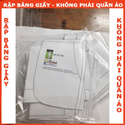 Rập giấy A0 mã R324 (BẢN VẼ) rập đầm bé