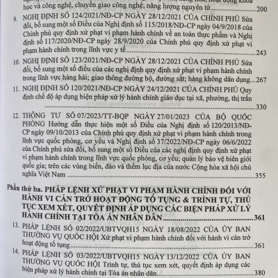 Hướng Dẫn Thi Hành Luật Xử Lý Vi Phạm Hành Chính, Pháp Lệnh Xử Phạt Vi Phạm Hành Chính Đối Với Hành Vi Cản Trở Hoạt Động Tố Tụng 