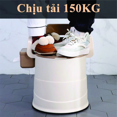 Bồn Cầu Di Động Bô Ngồi Cho Người Già Bệnh Nhân Bà Bầu Bồn Vệ Sinh Đa Năng 2 chức năng Có Tay Vịn Lưng Tựa Chắc Chắn