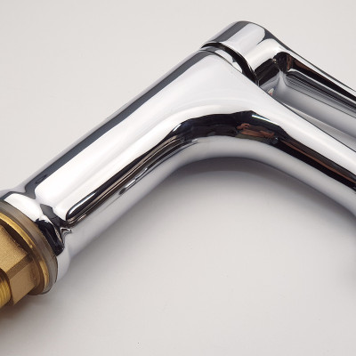 Vòi Lavabo nóng lạnh Đồng mạ Chrome Eurolife EL-7002 (Trắng bạc)