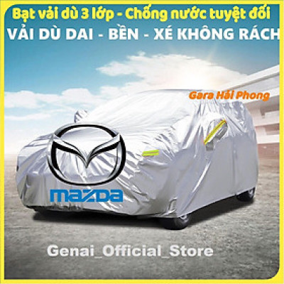[HCM] Bạt Trùm Xe Ô Tô Mazda 2 Vải Dù Oxford Cao Cấp Áo Trùm Che Phủ Xe Hơi, Bạt Phủ Xe Mazda 2 Chống Nóng,Mưa Bụi