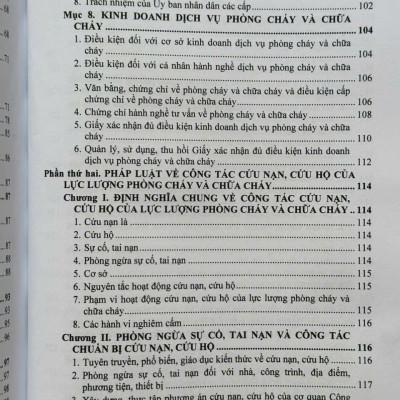 Sách Pháp Luật Về Phòng Cháy Và Chữa Cháy – Danh Mục Cơ Sở Thuộc Diện Quản Lý Về Phòng Cháy Và Chữa Cháy (V2519T)