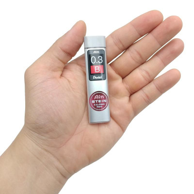 Ruột Bút Chì Kim B 0.3 mm - Pentel C273_B (15 Ngòi)