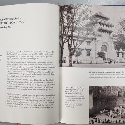 KIẾN TRÚC PHÁP - ĐÔNG DƯƠNG  NHỮNG VIÊN NGỌC QUÝ TẠI HÀ NỘI - BÌA CỨNG IN MÀU - TRUNG TÂM LƯU TRỮ QUỐC GIA I -