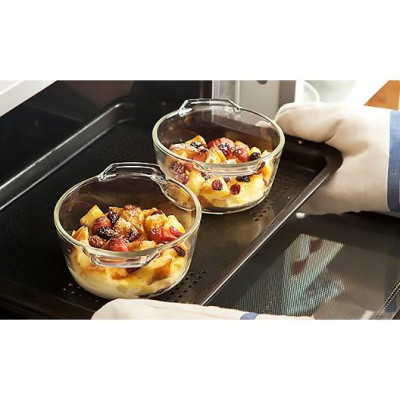 Bộ 6 hộp thủy tinh hình tròn 400 ml COBACOOK- CCR46