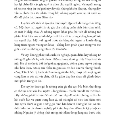 Các Triết Gia Thế Tục - Cuộc Đời, Thời Đại Và Tư Tưởng Của Các Nhà Kinh Tế Vĩ Đại - AL