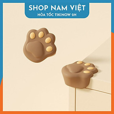 Set 2 Miếng Silicon NAVIVU Bọc Góc Bàn, Góc Tủ, Cạnh Giường Giữ An Toàn Cho Bé