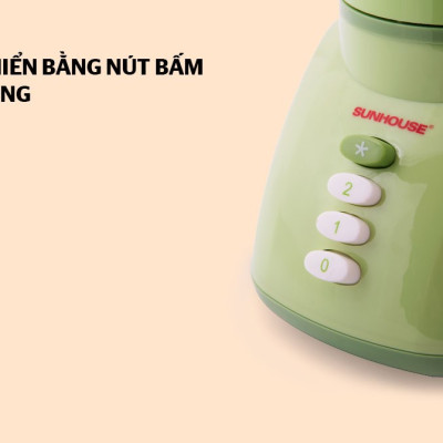 Máy xay sinh tố Sunhouse SHD5112 xanh - Hàng chính hãng