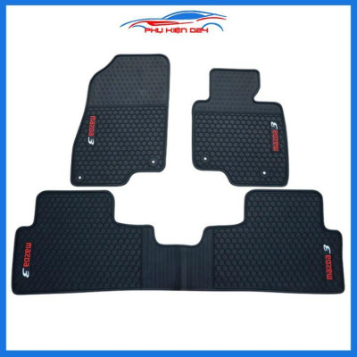 Lót sàn ô tô cao su Mazda 3 2017-2018-2019-2020-2021-2022 không mùi chống trơn trượt
