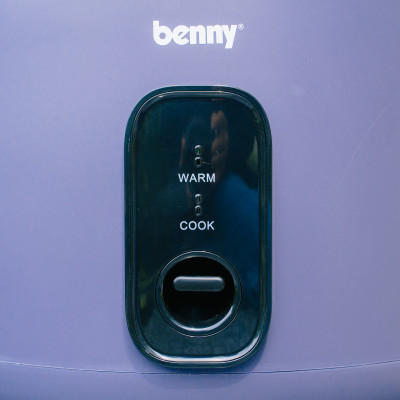 Nồi cơm điện Benny 1,8L BR-18POB - 700W, Màu tím-Bảo hành 12 tháng- Hàng chính hãng