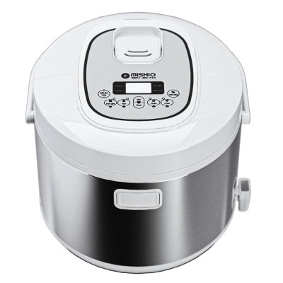 Nồi Cơm Điện Lòng Sứ 1.8Lít Mishio MK402 Không Bong Tróc Men Chống Dính Tự Nhiên - hàng chính hãng