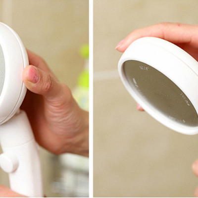 Vòi nước hoa sen áp lực Nhật bản, tiết kiệm nước, gật gù, cổ xoay 360 độ, có nút tắt mở Stop trên thân vòi tiện lợi Mihoco 122
