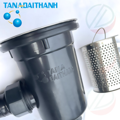 Chậu Rửa Bát Inox Tân Á Đại Thành RA03 - Kích thước 101x47cm loại 2 hộc 1 cánh rộng rãi, tặng kèm bộ xi phông