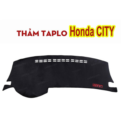 Thảm Taplo Lông Cừu Xe Honda City 2015 2016 2017 2018 2019 2020 loại nhung lông cừu