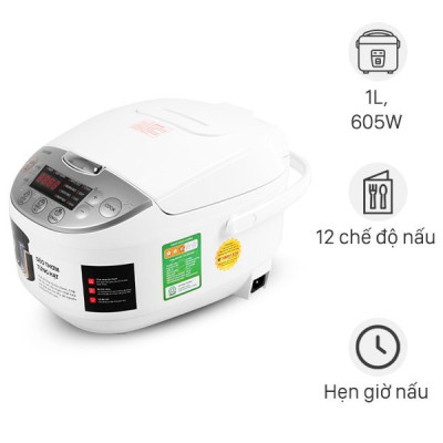 Nồi cơm điện tử Toshiba 1 lít RC-10DH2PV(W)-Hàng chính hãng
