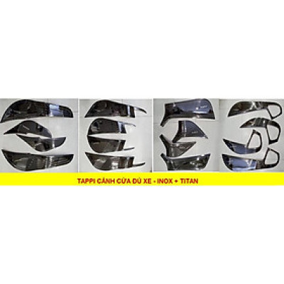 Bộ ốp tapli cánh cửa xe dành cho  HONDA CITY 2017-2020 mẫu titan