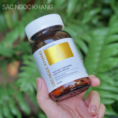 Viên uống Sắc Ngọc Khang Thảo Mộc Thiên Nhiên (60 viên) hỗ trợ làm đẹp da hạn chế sạm da, nám da, lão hóa da