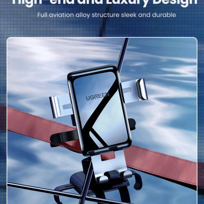 Ugreen UG10131LP274TK 4.7 - 7inch Màu Xám Giá đỡ điện thoại trên xe hơi - HÀNG CHÍNH HÃNG