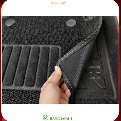 Thảm lót sàn dành cho xe Toyota Land cruiser LC300 2022+ 4 chỗ sd2  2 lớp nhãn hiệu Macsim