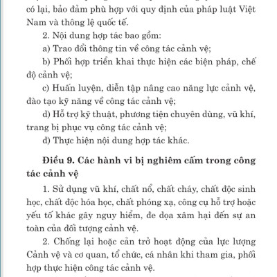 Luật cảnh vệ năm 2017 (sửa đổi,bổ sung năm 2024) - bản in 2024