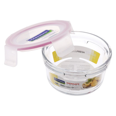 Hộp Thủy Tinh Tròn Glasslock ORCT035 (350ml)