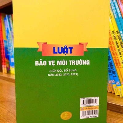 Sách - Luật bảo vệ môi trường năm 2022, 2023, 2024 - ndbooks