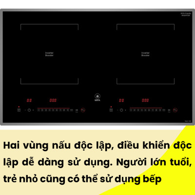 Bếp từ đôi MIFA VA08 - đun liu riu- Hàng chính hãng