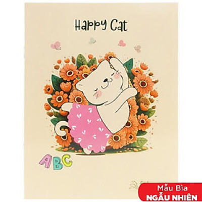 Tập Học Sinh Happy Cat 4 Ô Ly 96 Trang 80gsm - The Sun 02 (Mẫu Màu Giao Ngẫu Nhiên)