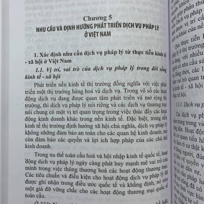 Dịch Vụ Pháp Lý ở Việt Nam Thực Trạng Và Định Hướng Phát Triển