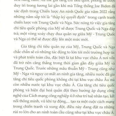 Chi Tiêu Quốc Phòng Của Mỹ Thách Thức Vị Thế Siêu Cường - Cù Chí Lợi chủ biên