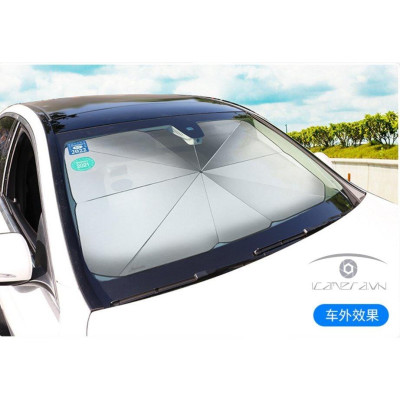 Dù Che Nắng Kính Lái Ô Tô, Ô Che Kính Lái Ô Tô Cao Cấp ( Tặng Kèm Bao Da ) - Chông Nắng, Tia UV Hiệu Qủa.
